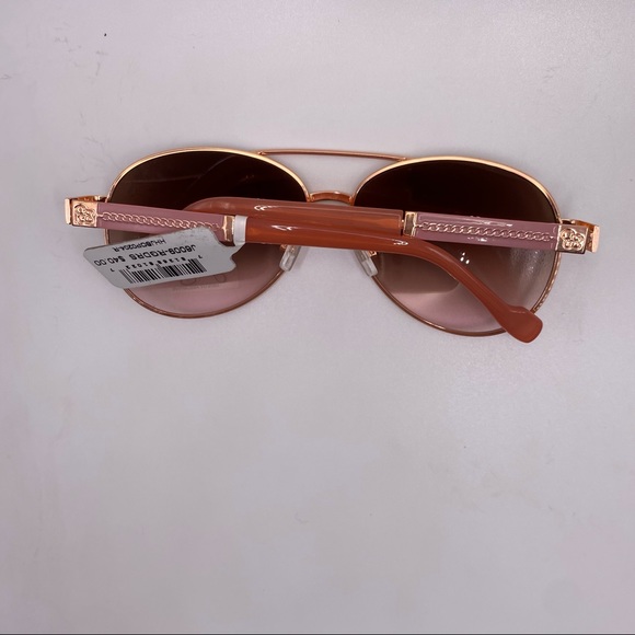 NWT Jessica Simpson Pink & Gold Aviator style Sunglasses - Picture 7 of 8